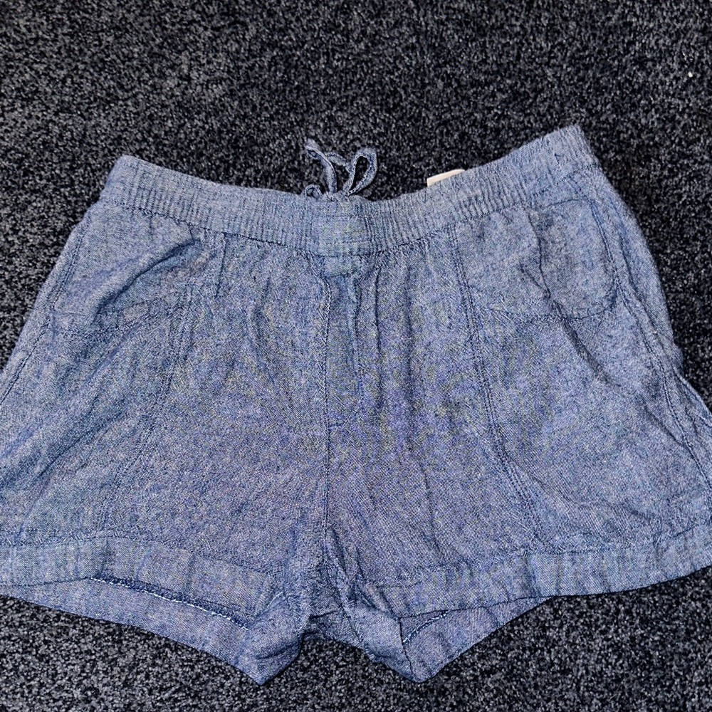 Old Navy High Waist Denim Blue Women's Shorts
